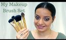 My Makeup Brush Set Review ♥ 10 piece set | Divya Amarnani Noel