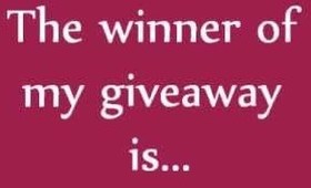 Giveaway Winner Announcement!