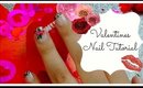 Valentine's Day Nail Art - Leopard and Roses