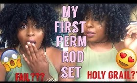 My First Perm Rod Set | 3c curly hair