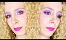 Eye Kandy Tiny Tart Purple Glitter EOTD Makeup Demo