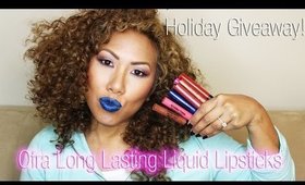 Holiday Giveaway #1:  Ofra Long Lasting Liquid Lipstick Collection