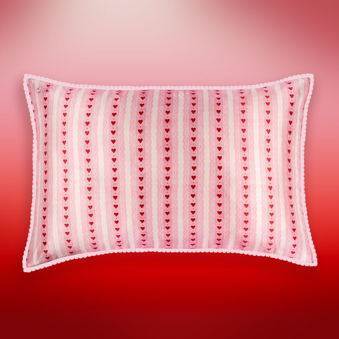 Slip Sweetie Queen Pillowcase with Lace Trim