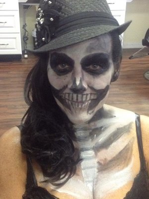 Skull Makeup by Christy Farabaugh 
