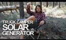 DIY RV Solar Install Truck Camper: Solar vs Generator