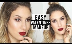 EASY + Quick VALENTINES DAY Makeup Tutorial | JamiePaigeBeauty