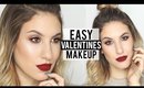 EASY + Quick VALENTINES DAY Makeup Tutorial | JamiePaigeBeauty