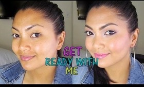 GET READY WITH ME: Purple Eye Liner Look