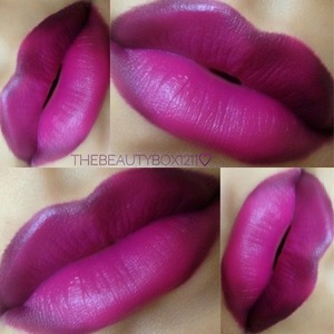 Mac Nightmoth liner + Rebel lipstick 