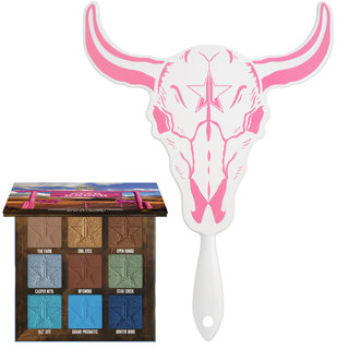 Jeffree Star Cosmetics Mini Star Ranch Palette & Skull Hand Mirror Bundle