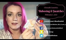 Clionadh Cosmetics Unboxing & Swatches