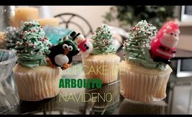 CUPCAKES DE ARBOLITO de NAVIDAD - postres navideños