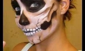 Halloween Series 2011: Skull Face Makeup Tutorial