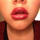 New Year Deep Red Lips