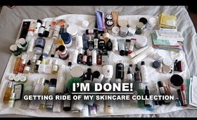 decluttering my entire skincare collection | Serein Wu