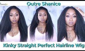 KINKY STRAIGHT FRONTAL WIG UNDER $50??!!  🔥