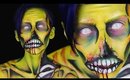 Neon Zombie Makeup Tutorial | #CourtneyLittleHalloween