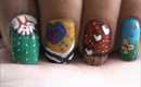 Magic nails- Colorful Nails - easy nail art for short nails- nail art tutorial- beginners designs