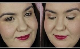 Winter Makeup Tutorial : Shimmering Eyes With Berry Lips