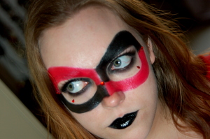 Super Villain Series: Harley Quinn. Tutorial for this look here: http://www.youtube.com/watch?v=c7TT6VsxItA