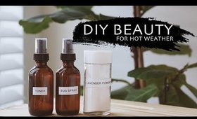 NATURAL HOMEMADE BEAUTY DIY RECIPES | SPRING SKINCARE