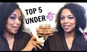 FAVORITES | TOP 5 UNDER $5 ❤️ Beauty Collab w/ Beautiessentials