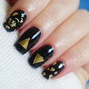 NYE Nails- Triangles and Foils