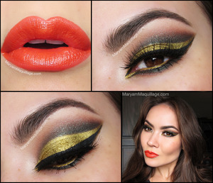 How-To: http://www.maryammaquillage.com/2013/06/friday-night-makeup-liquid-gold-exotic.html