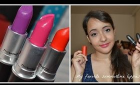 My favorite Summertime Lipsticks!