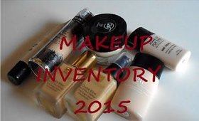 Makeup Inventory 2015