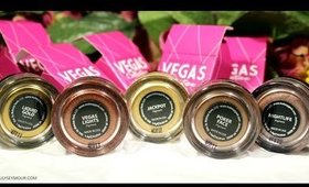 Swatches ~ Makeup Geek Vegas Lights Pigments #beautyover50