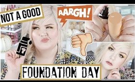 TESTING NYX Can't Stop Won't Stop Foundation | Not My Best Foundation Day