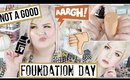 TESTING NYX Can't Stop Won't Stop Foundation | Not My Best Foundation Day