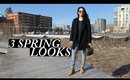 3 Spring Outfits | Canadian Weather