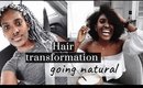 Taking out my box braids [natural hair] + chatty