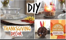 DIY Thanksgiving Decor! Cute & Affordable