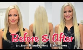 Best Before & After Hair Extensions Portfolio 2013 | Instant Beauty ♡