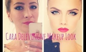 Cara Delevingne Makeup Look!