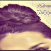 Simple, Off-Center Topknot with a Four(4) Strand Braid Wrap-Around Tutorial