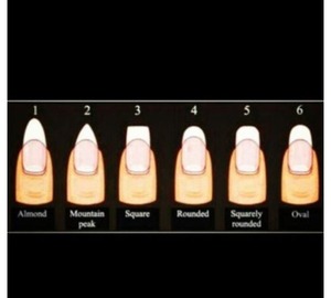 If you have more of a chubby finger , i will recommend nail shapes that are more square or rounded. Avoid pointy shapes! My favorite is number 5 