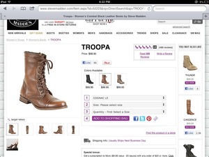 I'm getting those boots for Christmas (: