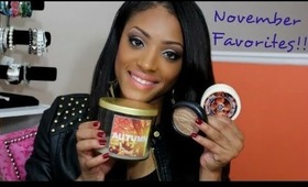 November Favorites 2012