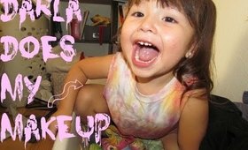 DARLA DOES MY MAKEUP ( 3 year old)