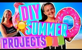 CHEAP & EASY DIY SUMMER PROJECTS: Things to make your summer better!!♡