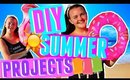 CHEAP & EASY DIY SUMMER PROJECTS: Things to make your summer better!!♡