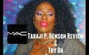 MAC Taraji P. Henson Viva Glam Review & Try On | Princess Brittany