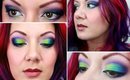 Makeup Play Time! Mardi Gras Eyes using Urban Decay's Electric Palette