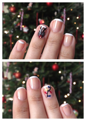 My Christmas nails!