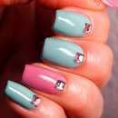 Pink And Turquoise