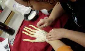 How to make prosthetic hands - the making of a Snow Queen